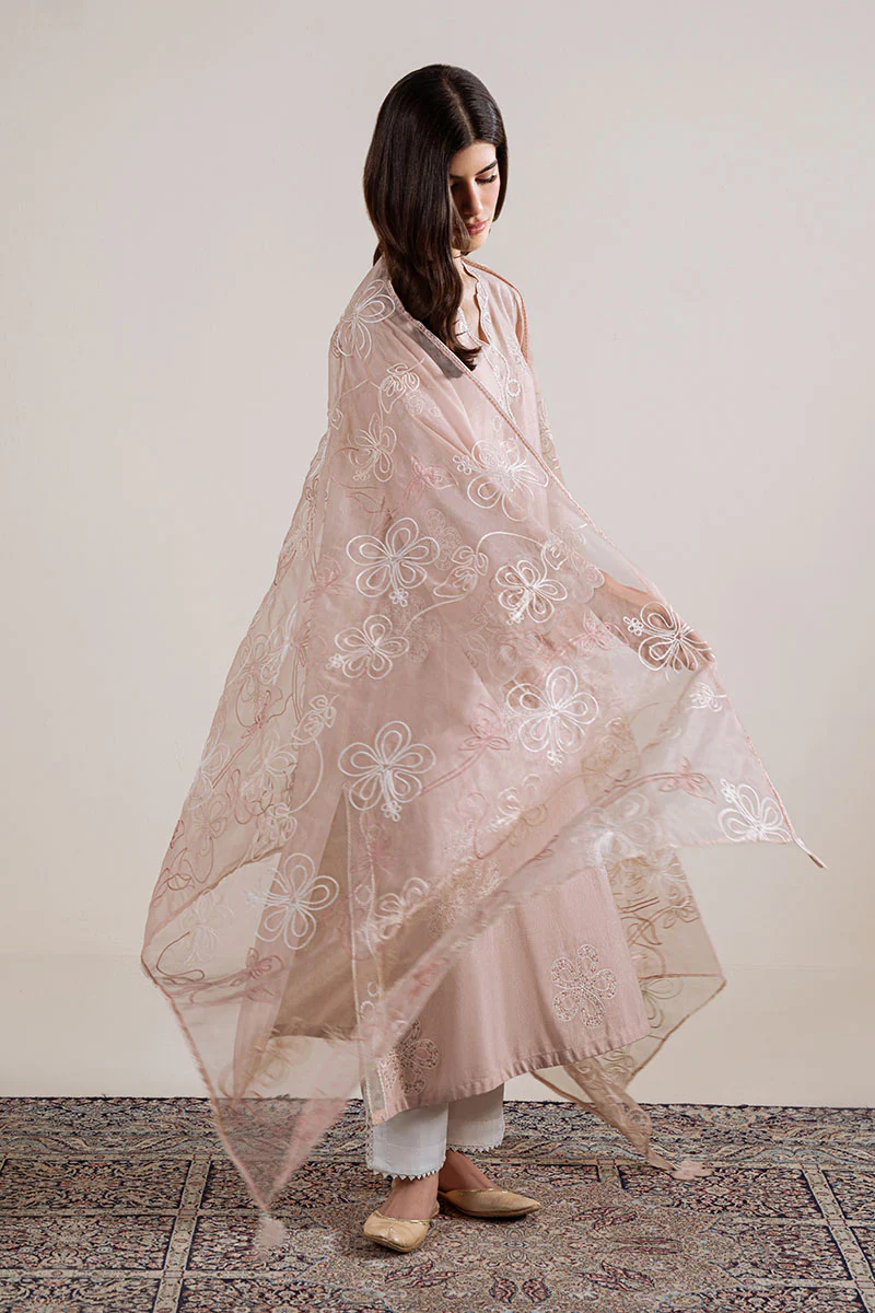 PINK SWIRL-2PC (SHIRT & DUPATTA) - Image 5
