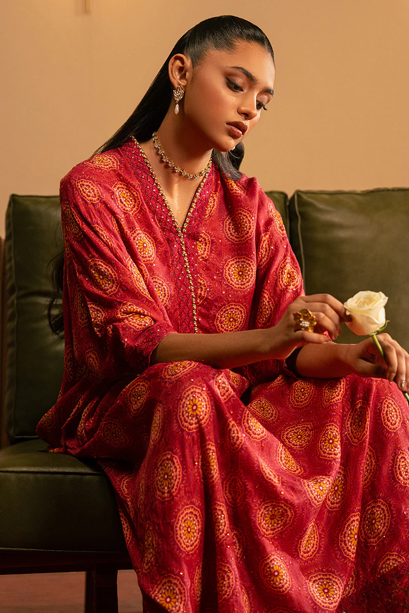 PINKSPIRE GLOW EMBROIDERED SILK  SHIRT - Image 5