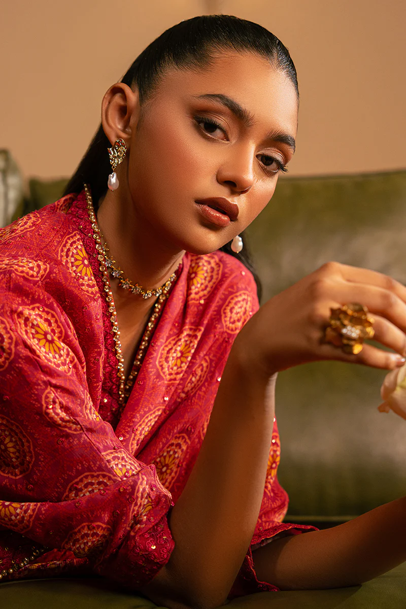 PINKSPIRE GLOW EMBROIDERED SILK  SHIRT - Image 7