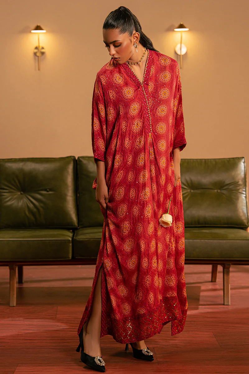 PINKSPIRE GLOW EMBROIDERED SILK  SHIRT - Image 9