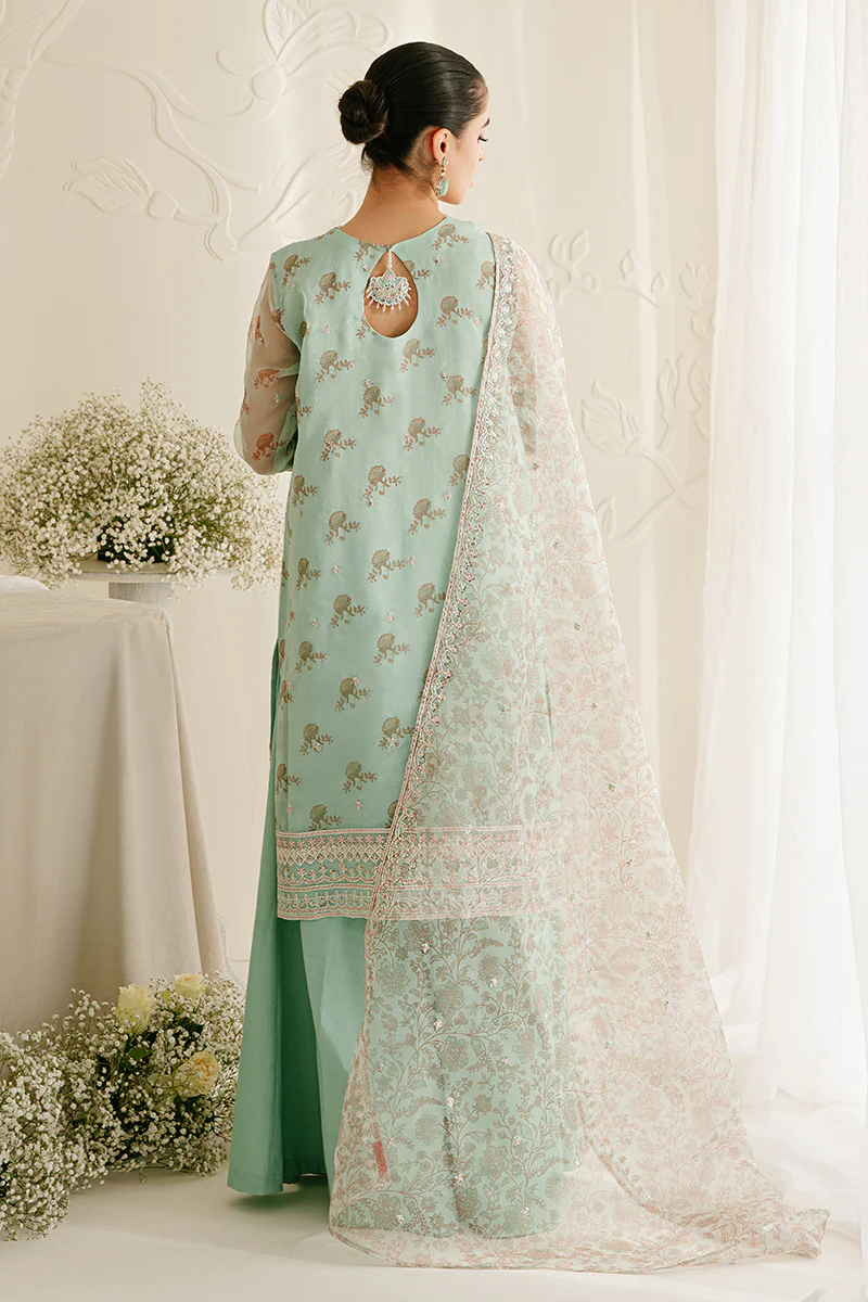 PRISTINE MINT-4PC ORGANZA EMBROIDERED SUIT - Image 3
