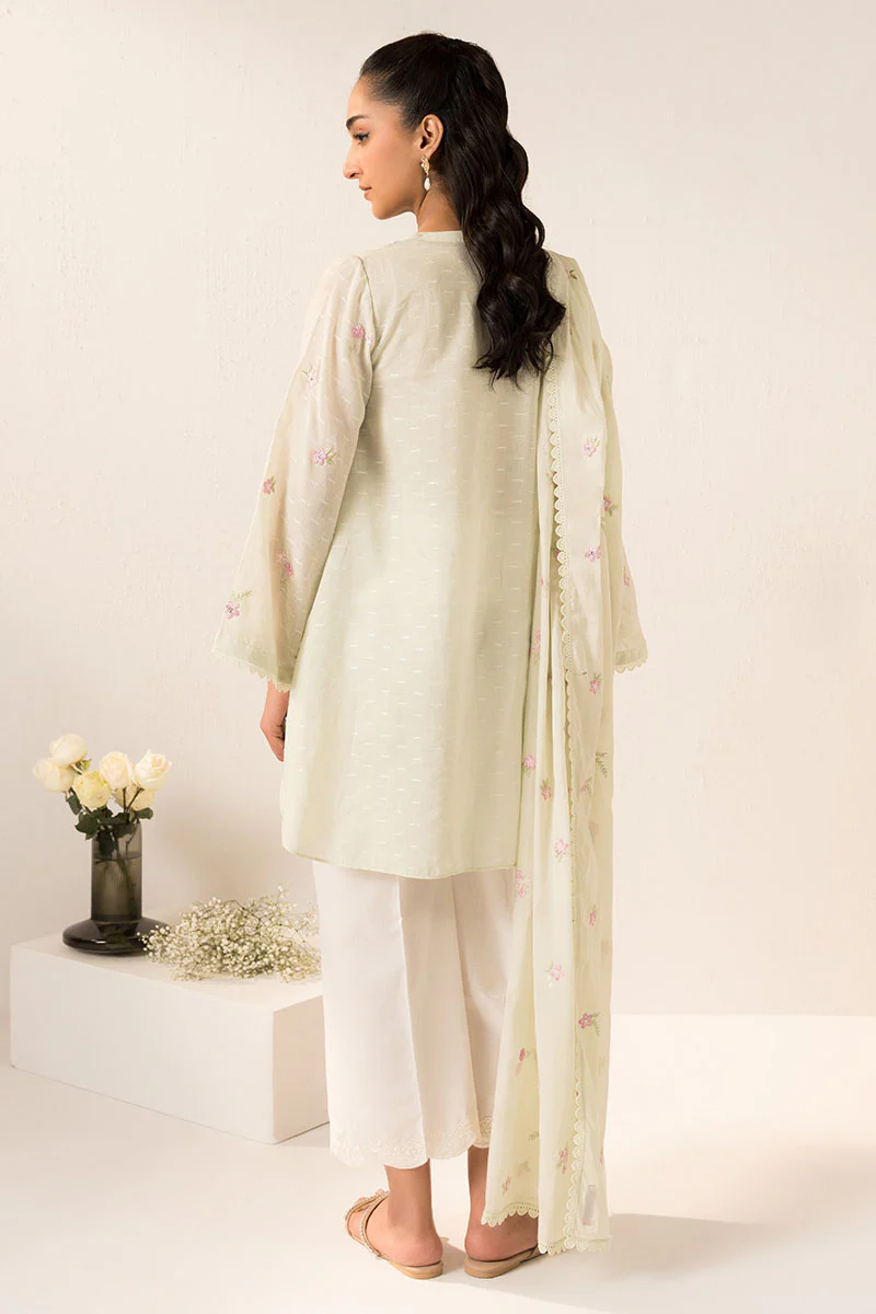 PSTACHIO PEARL-2PC (SHIRT & DUPATTA) - Image 5