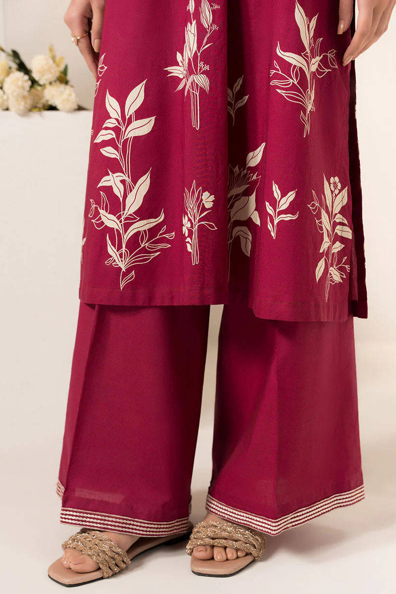 CERISE GLOW -2 PC (SHIRT & TROUSER) - Image 2