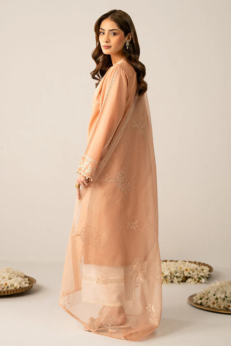 DUSTY CORAL-2PC (SHIRT & DUPATTA) - Image 6