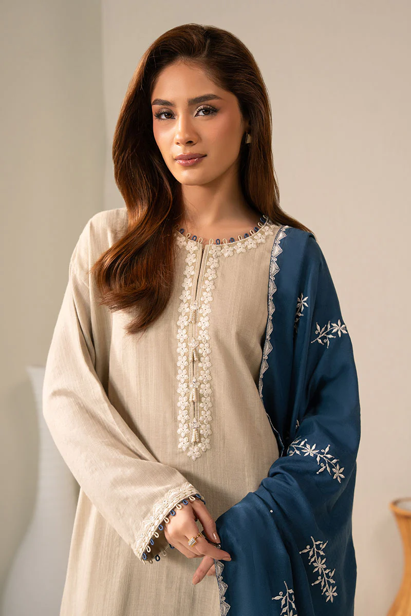 PEARL BLUE-2PC (SHIRT & DUPATTA) - Image 6