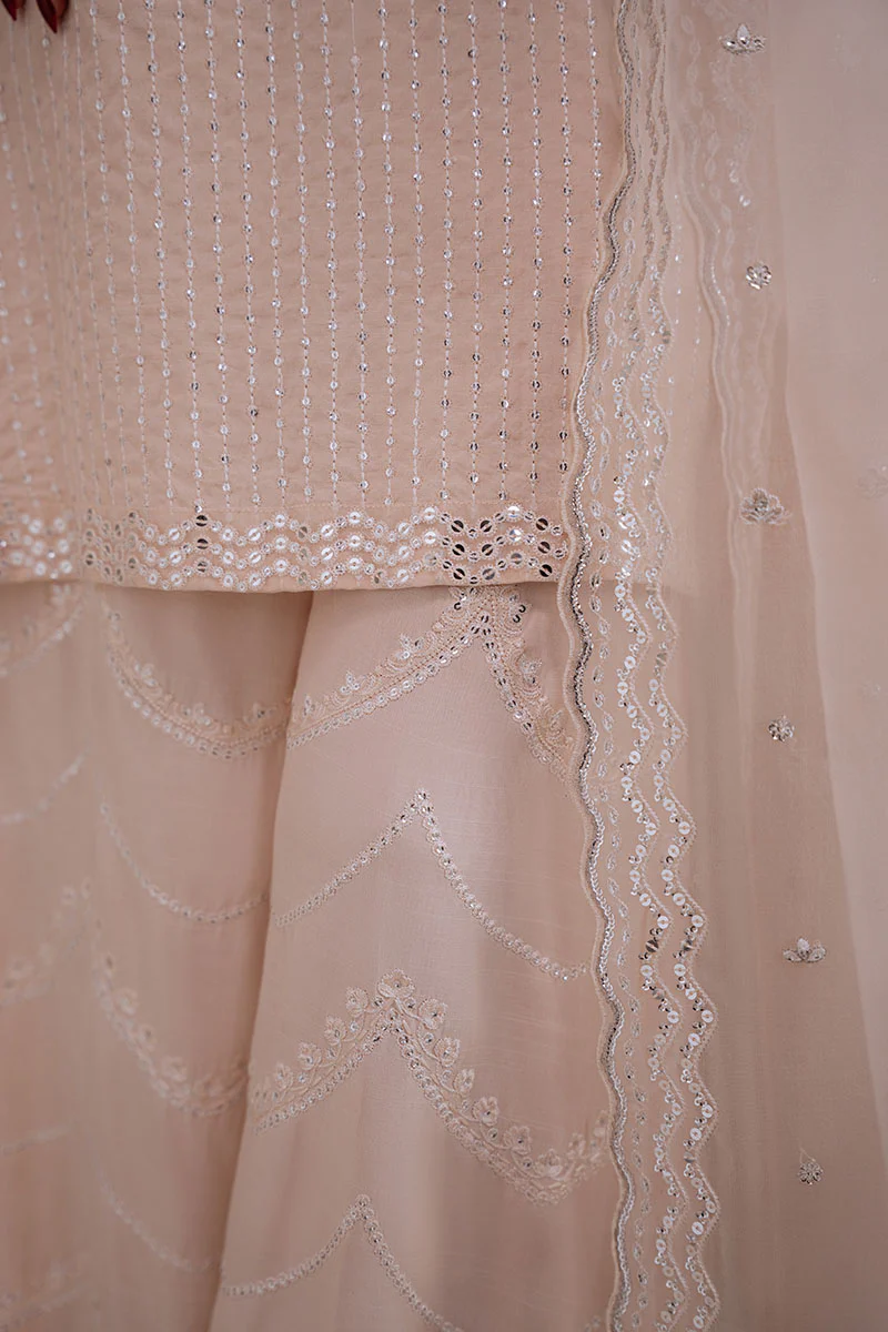 SUNSET BLUSH-3PC (SHIRT, TROUSER & DUPATTA) - Image 3