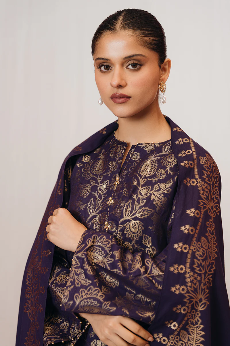 REGAL PERSE-3 PIECE JACQUARD SUIT - Image 3