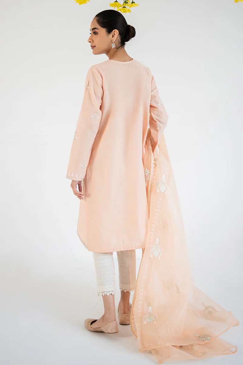 ROSE DAWN-2PC (SHIRT & DUPATTA) - Image 3