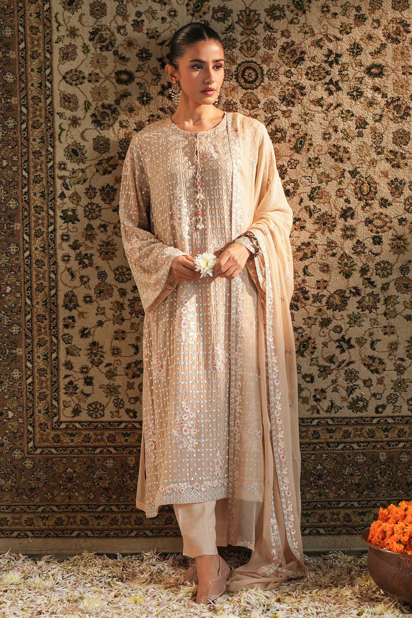ROSE QUARTZ -2PC (SHIRT & DUPATTA) - Image 3