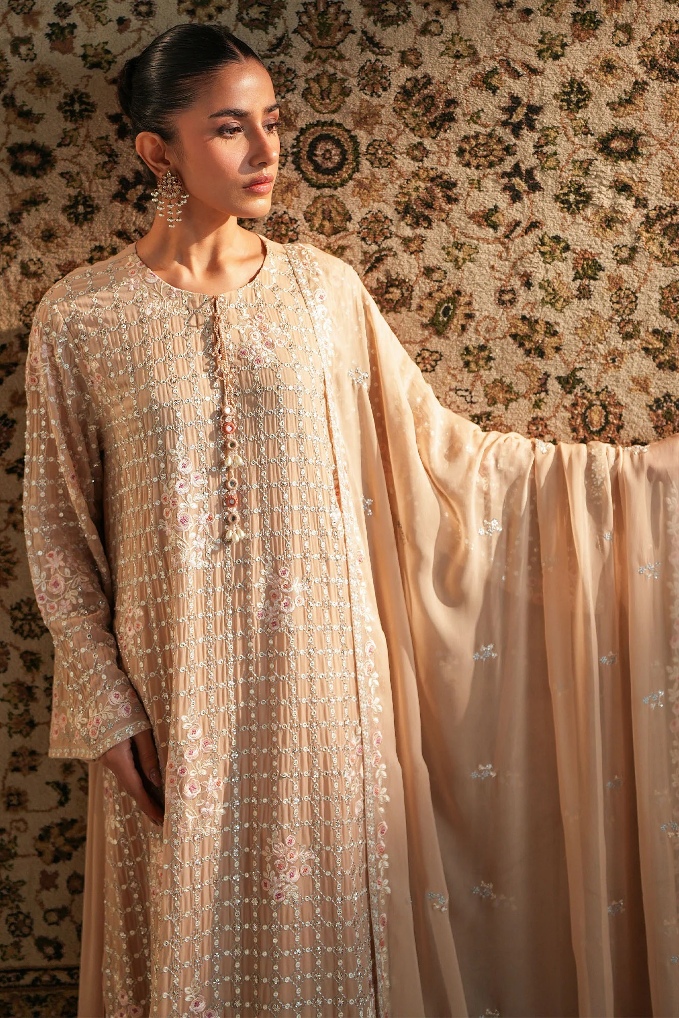 ROSE QUARTZ -2PC (SHIRT & DUPATTA) - Image 5