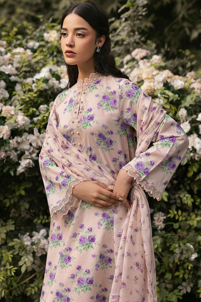 ROSY AFFAIR-3PC PRINTED LAWN SUIT - Image 3