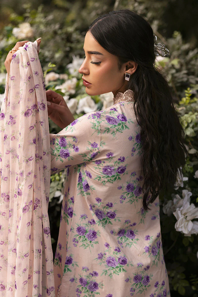 ROSY AFFAIR-3PC PRINTED LAWN SUIT - Image 5