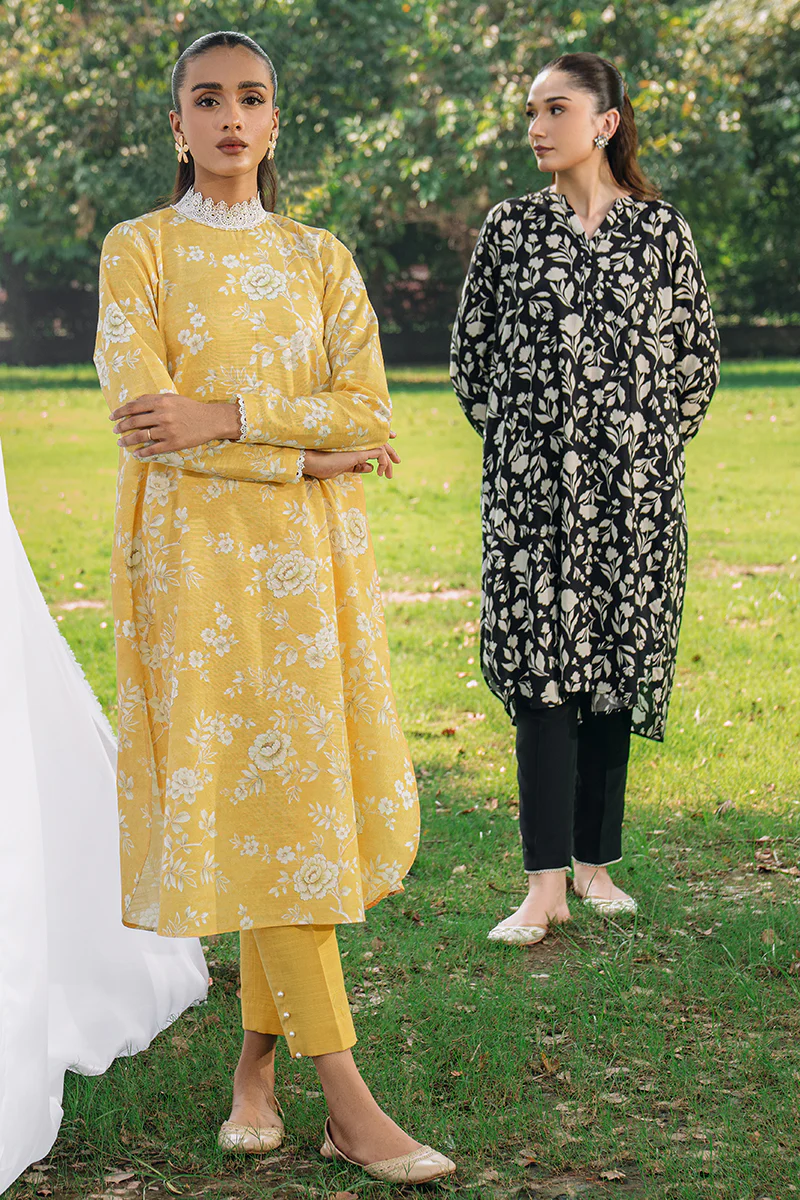 ROYAL YELLOW-2PC KHADDAR SUIT - Image 4