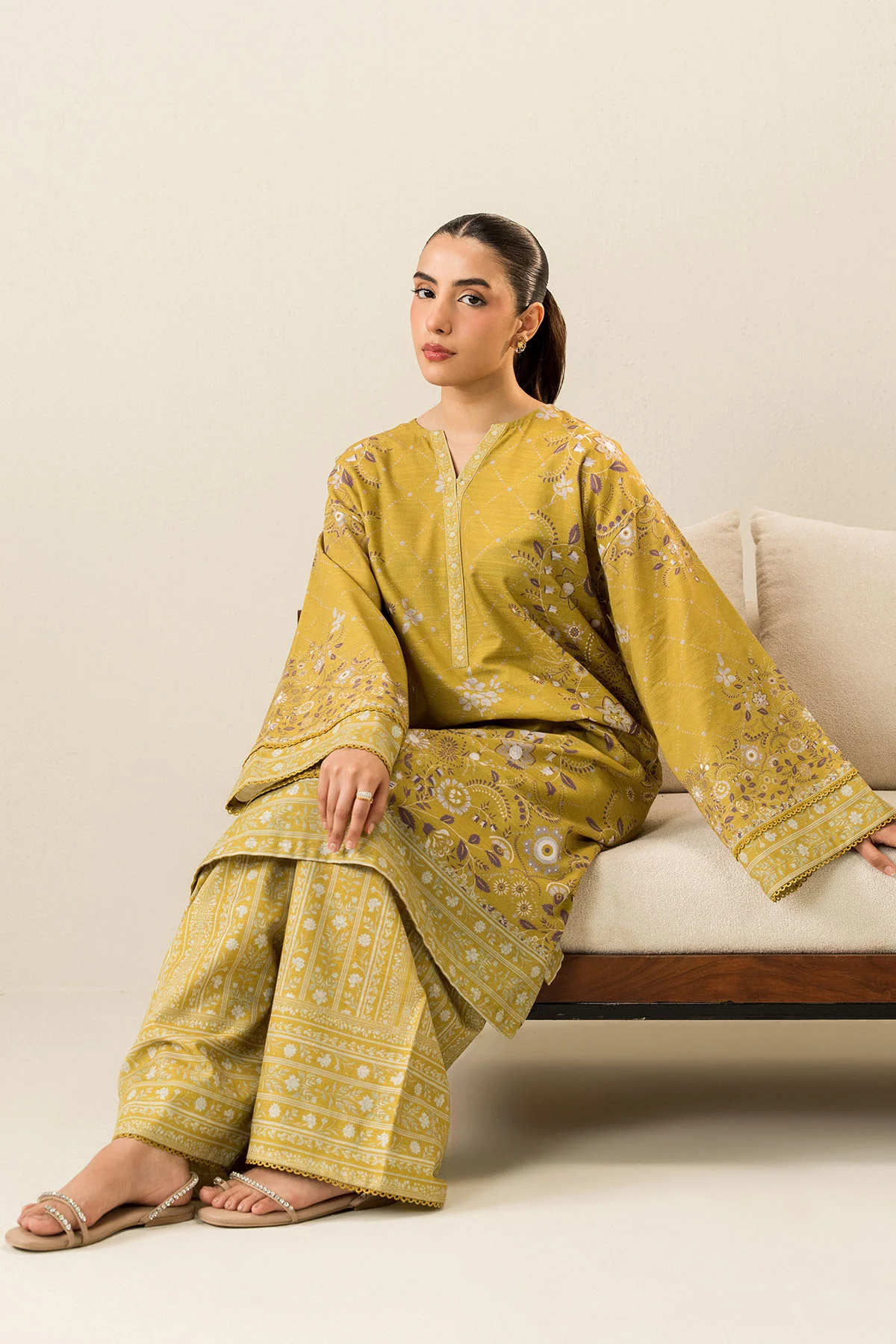 AMBER BLING-2PC KHADDAR SUIT - Image 5