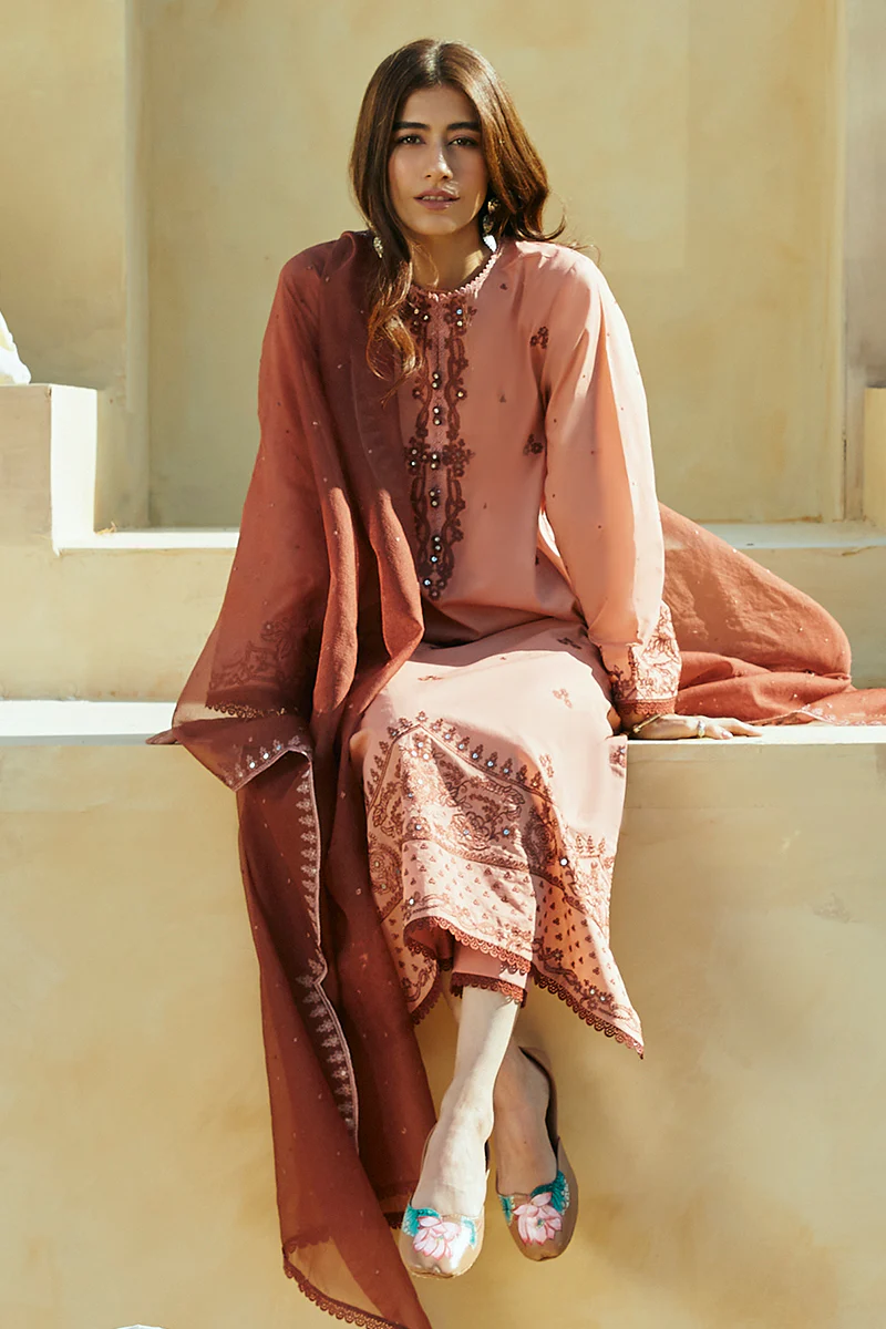 ARID SAND-3 PIECE LAWN EMBROIDERED SUIT - Image 5