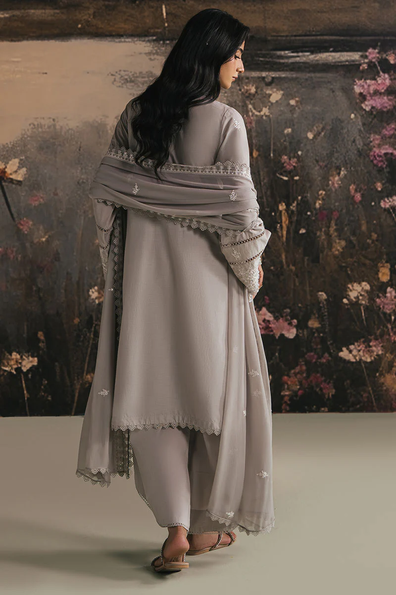 ASH ROSE-3PC LAWN EMBROIDERED SUIT - Image 5