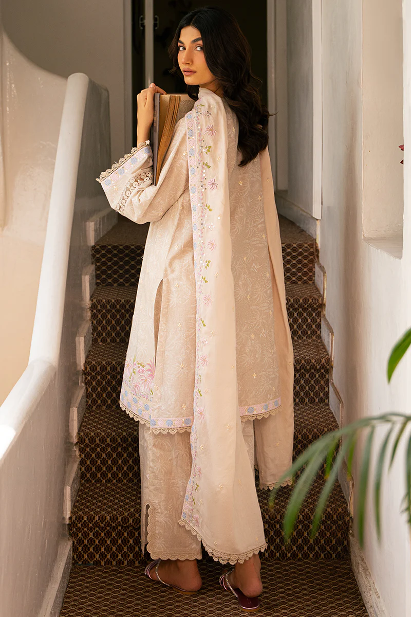 ASHEN AURA-3 PIECE EMBROIDERED LAWN SUIT - Image 8