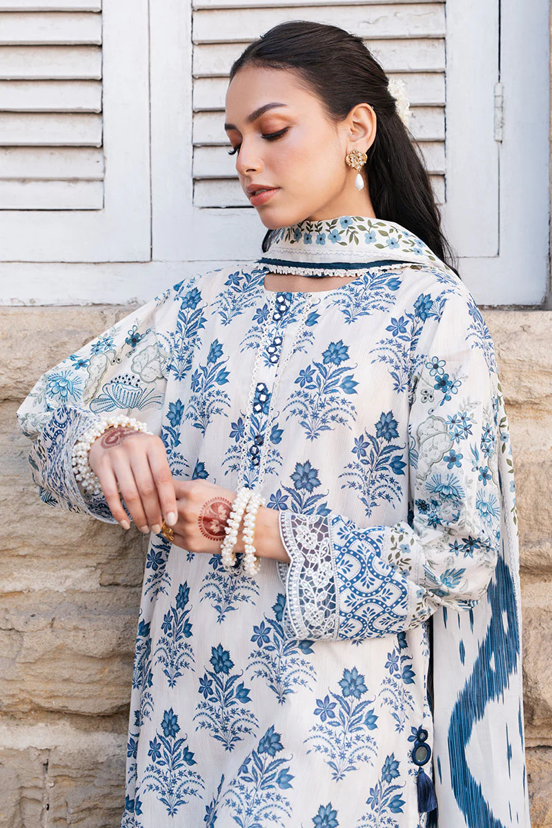 ASTRAL GARDEN-3 PC PRINTED LAWN SUIT - Image 6