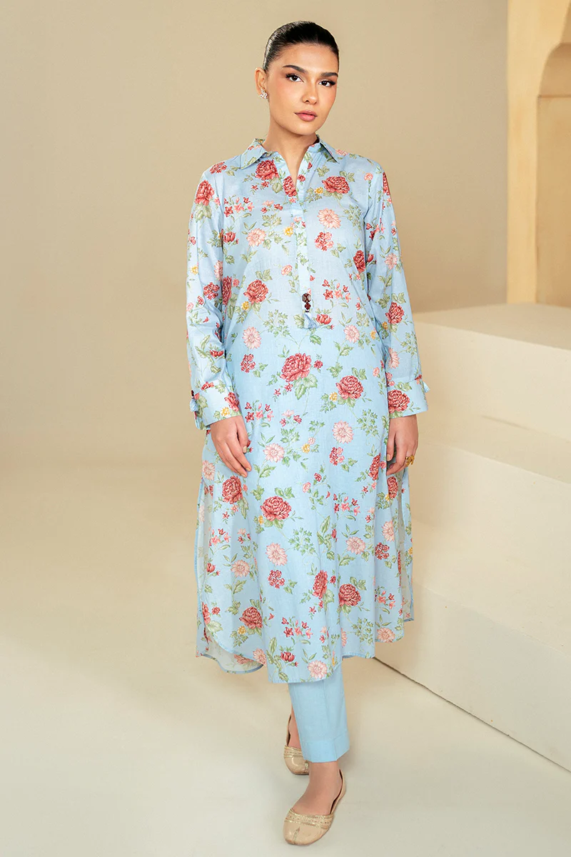CHAMBRAY DREAM-2 PIECE LAWN SUIT