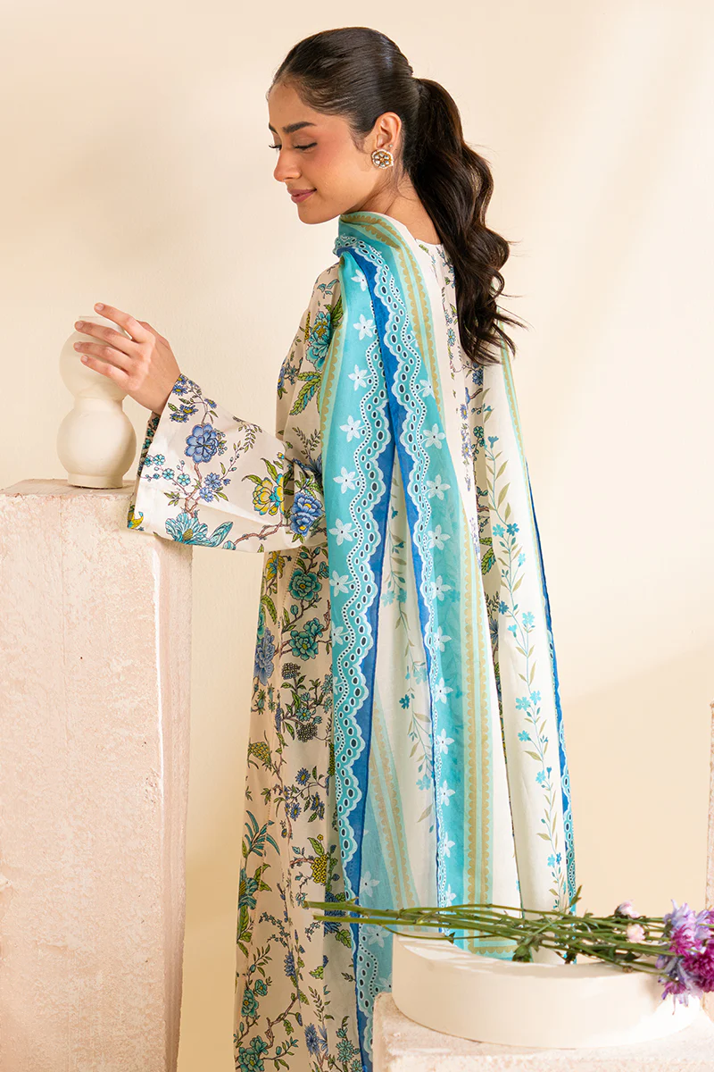 CHINTZY VOYAGE-3 PC PRINTED LAWN SUIT - Image 4