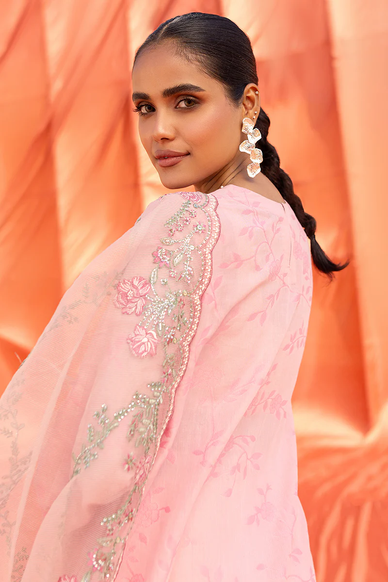CLUSTER GLOW-3 PIECE COTTON JACQUARD SUIT - Image 5