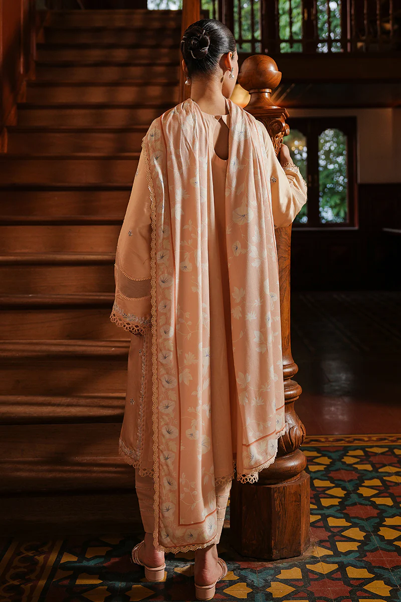 CORAL CHARM-3PC SATIN EMBROIDERED SUIT - Image 6