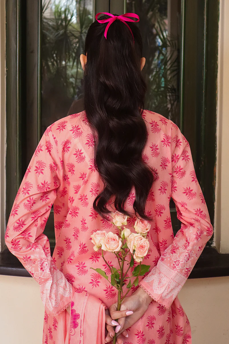 CORAL DELUXE-3 PIECE PRINTED LAWN SUIT - Image 3