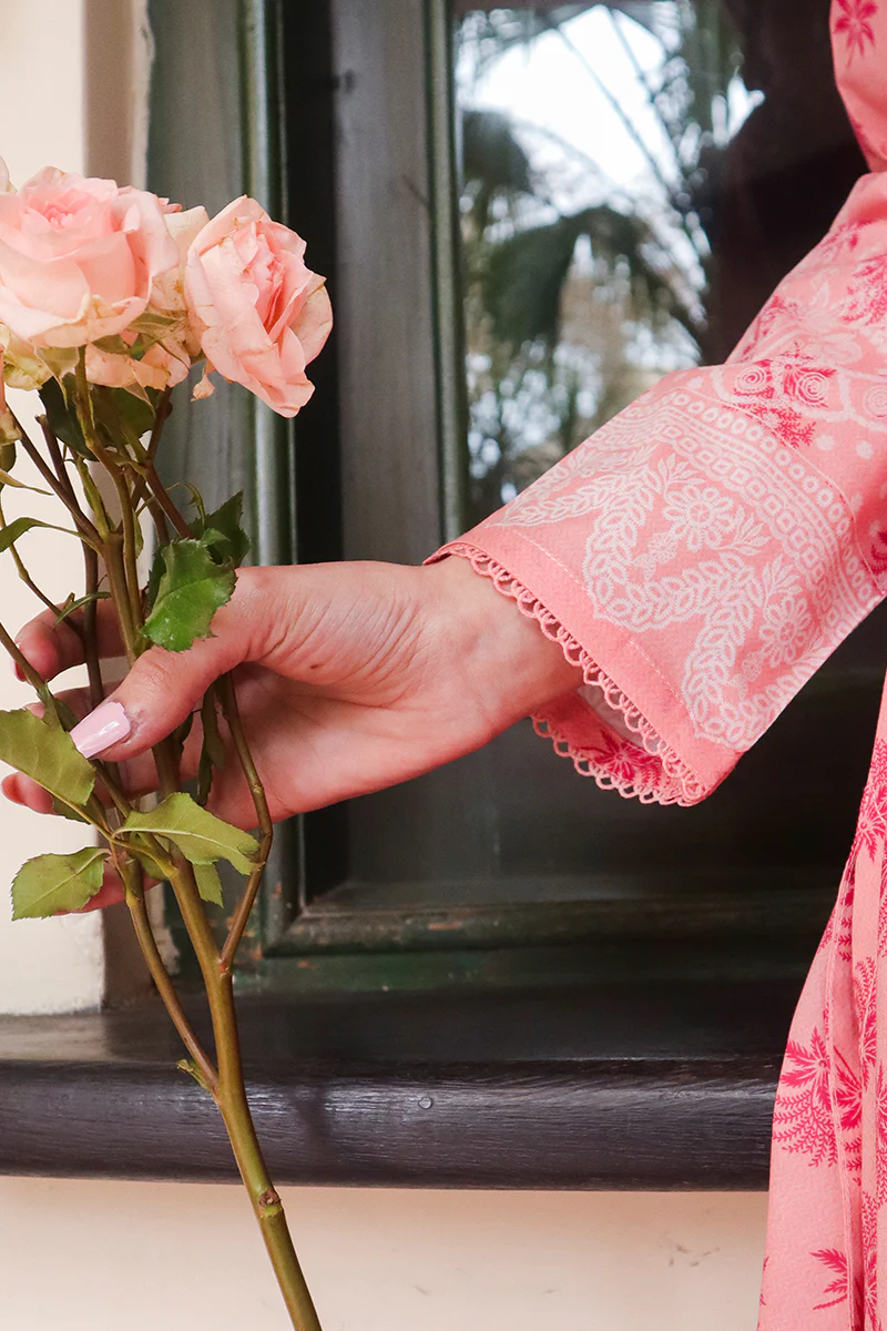 CORAL DELUXE-3 PIECE PRINTED LAWN SUIT - Image 4