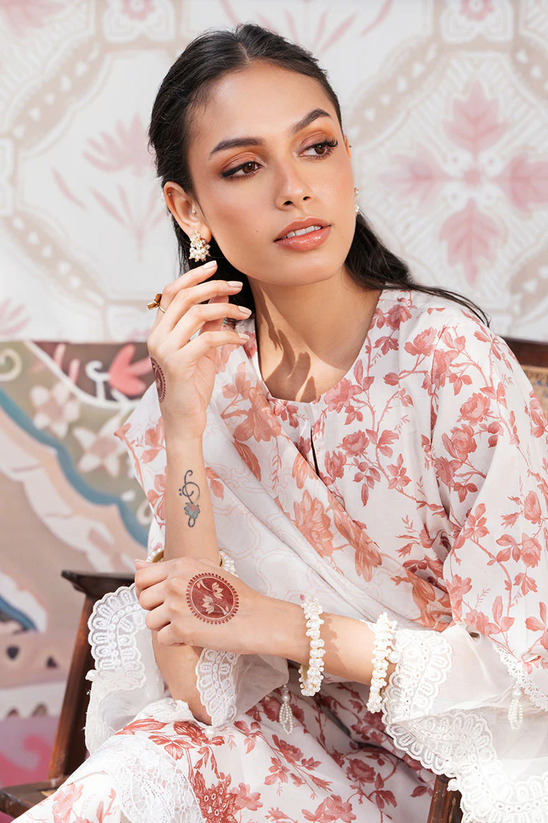 CRIMSON SAND-3 PC PRINTED LAWN SUIT - Image 3