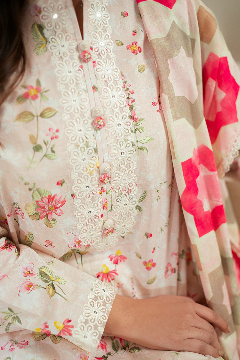 CRYSTAL AURA-3 PIECE LAWN SUIT - Image 11