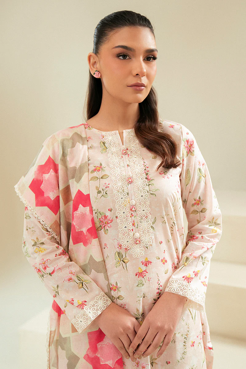 CRYSTAL AURA-3 PIECE LAWN SUIT - Image 3