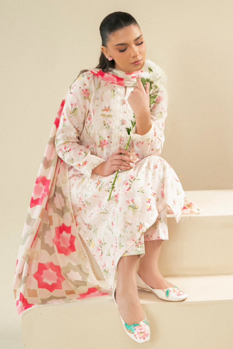 CRYSTAL AURA-3 PIECE LAWN SUIT - Image 5