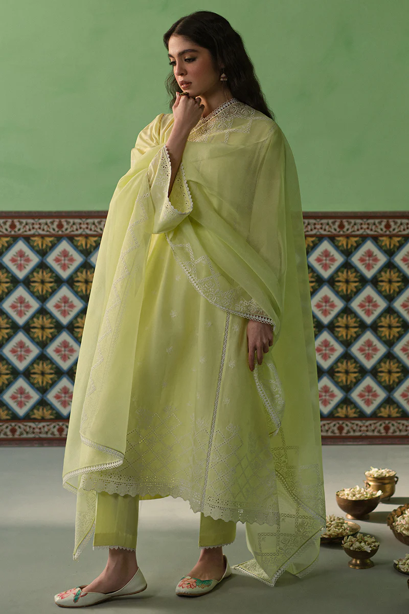 DAFFODIL BLANE-3 PIECE CHIKANKARI SUIT - Image 4