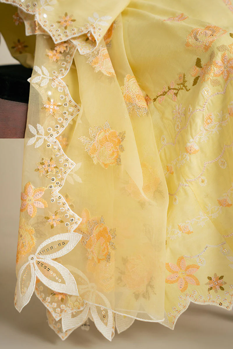 DANDELION BLISS-3PC SILK EMBROIDERED SUIT - Image 4