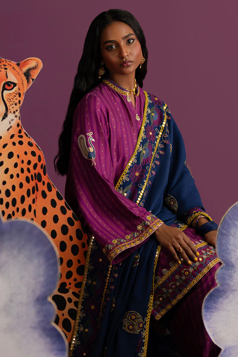 DREAMY PINK-3 PC (SHIRT, TROUSER & DUPATTA) - Image 6