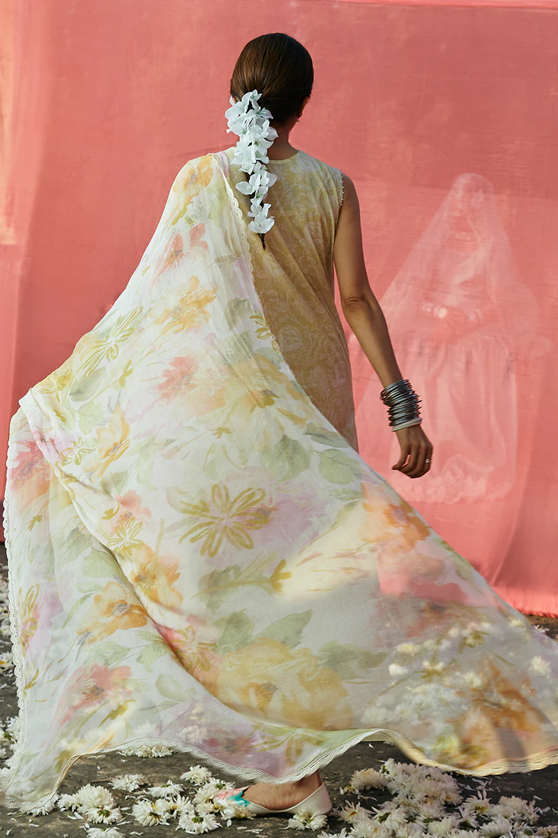 DUSTY BLOOM-3 PIECE LAWN PRINTED SUIT - Image 6