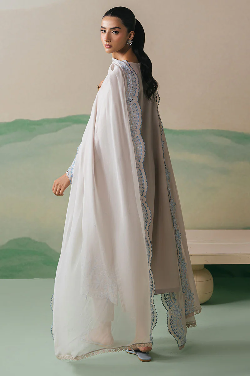 DUSTY FROST-3PC LAWN EMBROIDERED SUIT - Image 5
