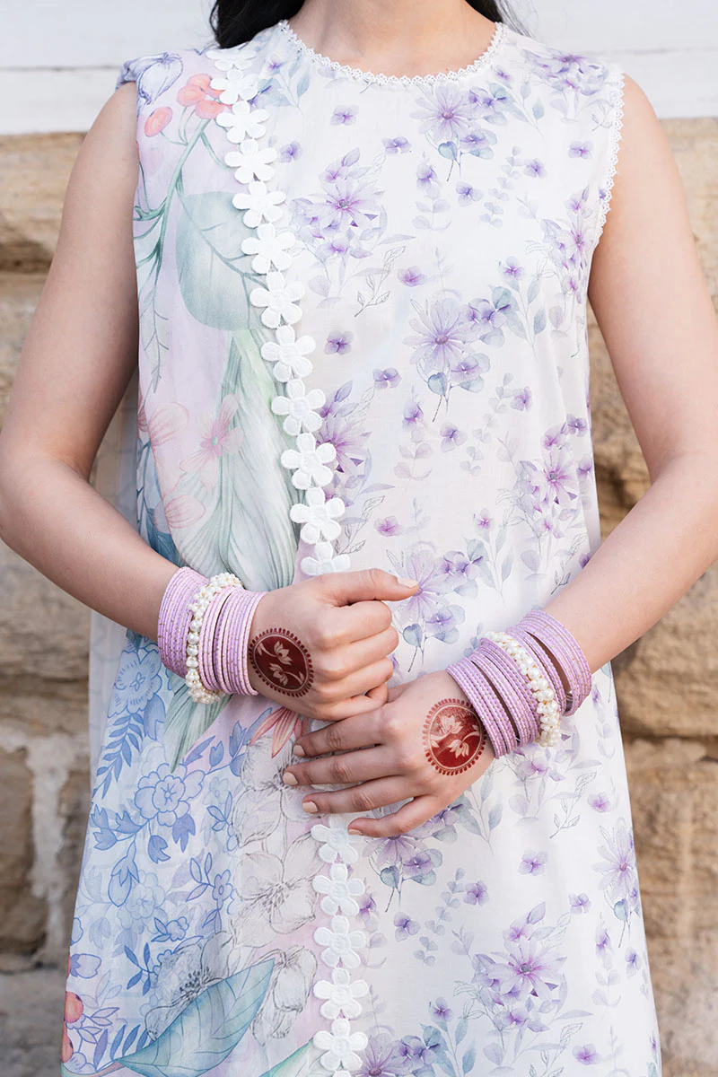 FLORAL HAZE-3 PC PRINTED LAWN SUIT - Image 5