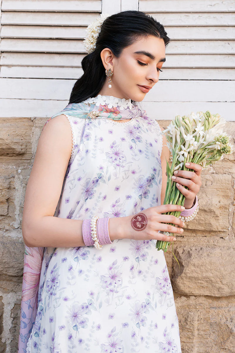 FLORAL HAZE-3 PC PRINTED LAWN SUIT - Image 6