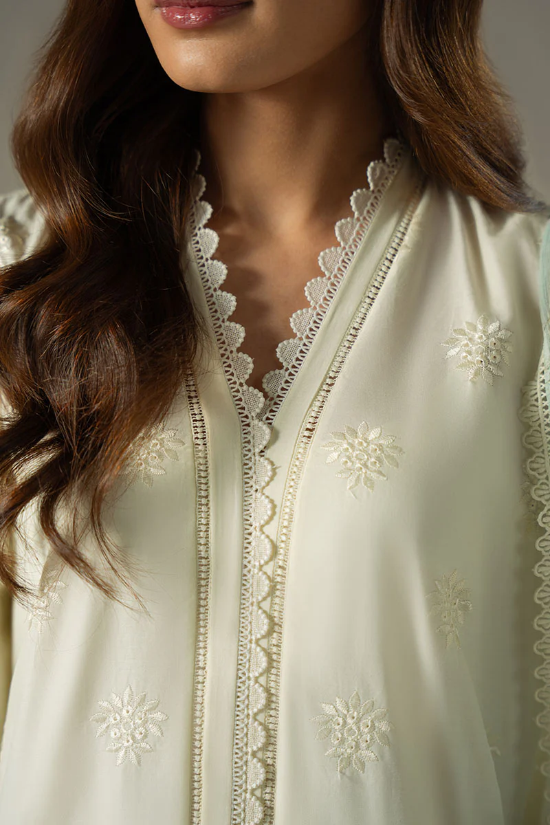 FLORAL MELODY-3PC CHIKANKARI SUIT - Image 2