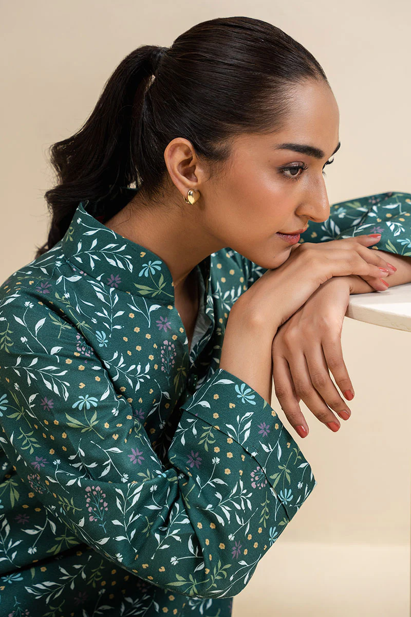 FOREST PINE-2 PC PRINTED KHADDAR SUIT - Image 4