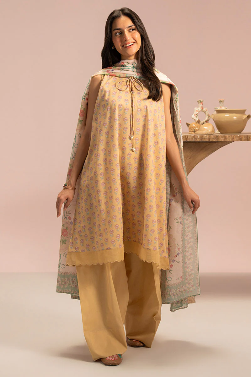 GARLAND MIST-3 PC PRINTED LAWN SUIT - Image 3