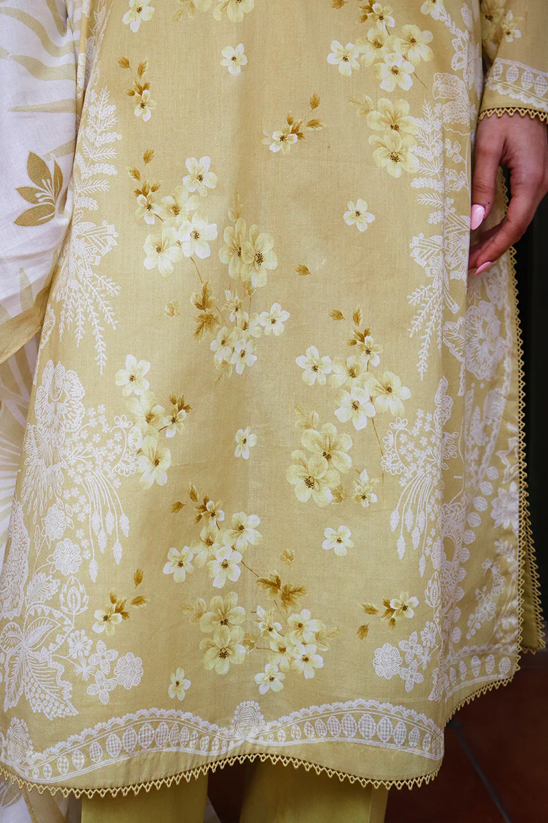 GARLAND MIST-3 PIECE PRINTED LAWN SUIT - Image 3