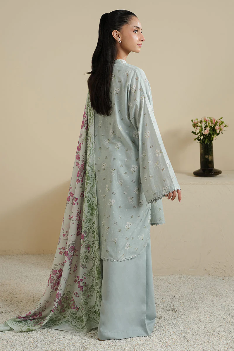 GRAY FROST-3PC PRINTED LAWN SUIT - Image 6