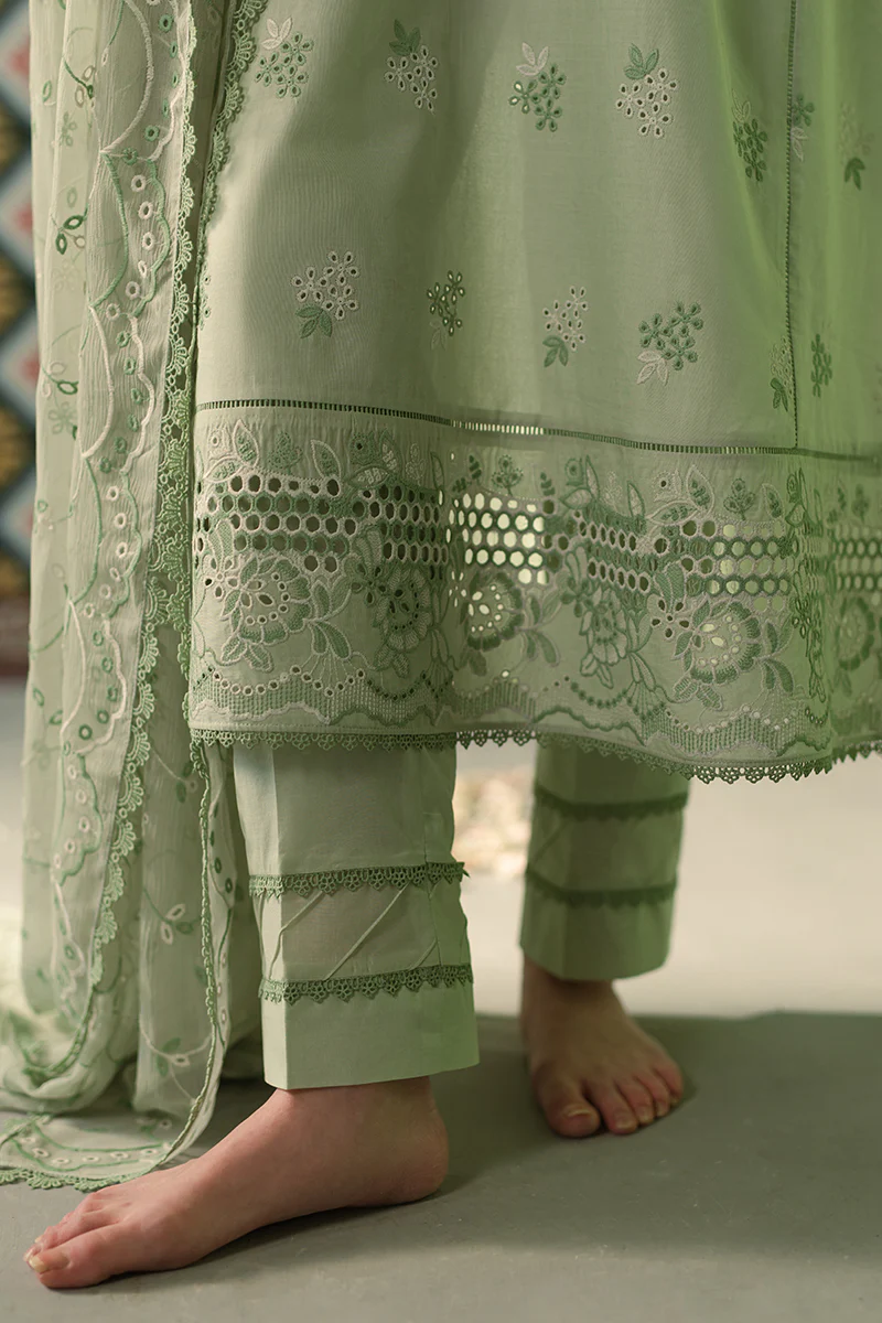 ICY MINT-3 PIECE CHIKANKARI SUIT - Image 4