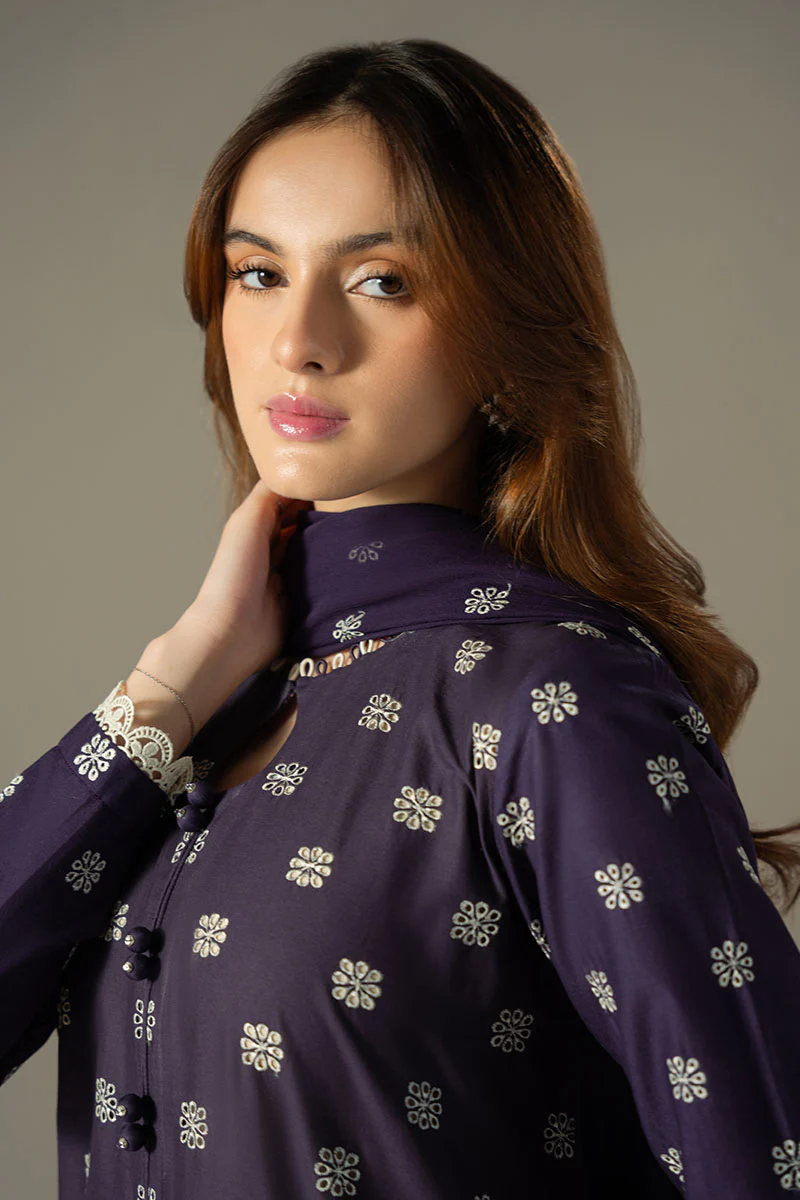 INDIGO ROYAL-3PC CHIKANKARI SUIT - Image 4