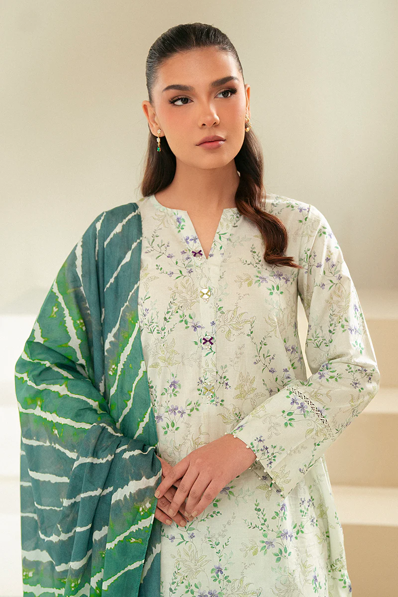 LAUREL MINT-3 PIECE LAWN SUIT - Image 4