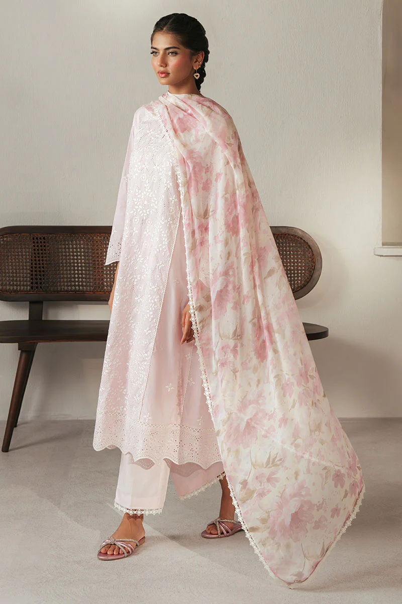 LILAC ROSE-3PC CHIKANKARI SUIT - Image 3