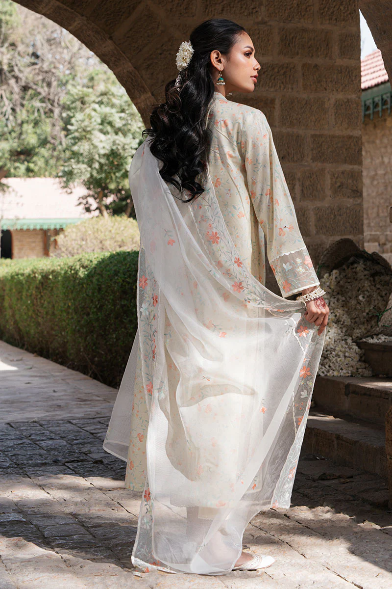LIME DEW-3 PC PRINTED LAWN SUIT - Image 6