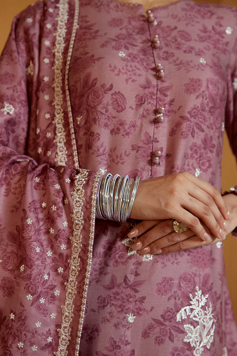 MAUVE DREAM-3 PC MARINA EMBROIDERED SUIT - Image 2
